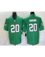 Men's Philadelphia Eagles #20 Brian Dawkins Green 2023 F.U.S.E. Vapor Untouchable Stitched Football Jersey