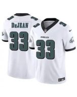 Men's Philadelphia Eagles #33 Cooper DeJean White 2024 Draft F.U.S.E Vapor Untouchable Limited Stitched Football Jersey
