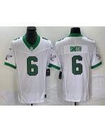 Men's Philadelphia Eagles #6 DeVonta Smith White 2023 F.U.S.E. Vapor Untouchable Stitched Football Jersey