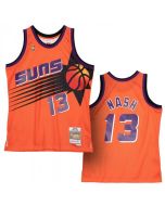 Men's Phoenix Suns #13 Steve Nash Orange 1996-97 Throwback Stitched Jersey