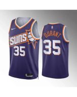Men's Phoenix Suns #35 Kevin Durant Purple Icon Edition Stitched Basketball Jersey