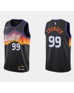 Men's Phoenix Suns #99 Jae Crowder Black City Edition Stitched Jersey