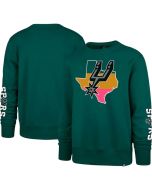 Men's San Antonio Spurs '47 Teal 2022/23 City Edition Two-Peat Headline Pullover Sweatshirt