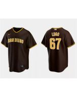 Men's San Diego Padres #67 Seth Lugo Brown Cool Base Stitched Jersey