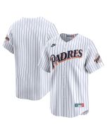 Men's San Diego Padres White Cooperstown Collection Limited Jersey