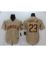 Men's San Diego Padres Tan Brown #23 Fernando Tatis Jr. Stitched MLB Jersey