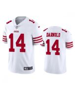 Men's San Francisco 49ers #14 Sam Darnold White Vapor Untouchable Limited Stitched Football Jersey
