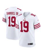 Men's San Francisco 49ers #19 Deebo Samuel Sr. White Vapor F.U.S.E. Untouchable Limited Jersey