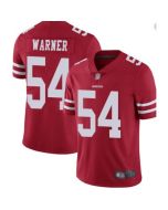 Men's San Francisco 49ers #54 Fred Warner Red Vapor Untouchable Limited Stitched NFL Jersey