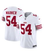 Men's San Francisco 49ers #54 Fred Warner White 2023 F.U.S.E. Vapor Untouchable Limited Stitched Football Jersey