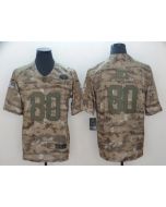 Men's San Francisco 49ers #80 Jerry Rice 2018 Camo Salute To Service Limited Stitched NFL Jersey