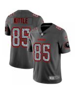 Men's San Francisco 49ers #85 George Kittle 2019 Gray Fashion Static Limited Stitched NFL Jersey