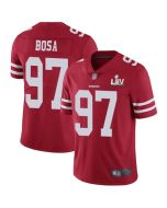 Men's San Francisco 49ers #97 Nick Bosa Red Super Bowl LIV Vapor Untouchable Limited Stitched NFL Jersey