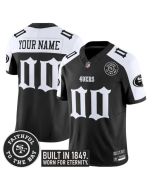 Men's San Francisco 49ers Black Alternate 'Fog City Gothic Edition' Vapor F.U.S.E. Limited Custom Jersey
