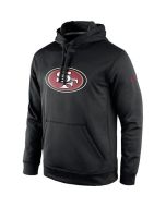 Men's San Francisco 49ers Black KO Logo Essential Pullover Hoodie