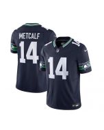 Men's Seattle Seahawks #14 DK Metcalf 2023 F.U.S.E. Navy Limited Stitched Football Jersey