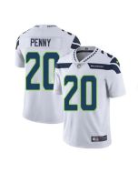 Men's Seattle Seahawks #20 Rashaad Penny White Vapor Untouchable Limited Stitched Jersey