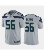 Men's Seattle Seahawks #56 Jordyn Brooks Grey Vapor Untouchable Limited Stitched Jersey