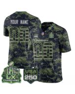 Men's Seattle Seahawks Camo 2026 Salute to Service Edition Vapor F.U.S.E. Limited Custom Jersey (Style 7)