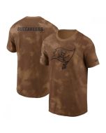 Men's Tampa Bay Buccaneers 2023 Brown Salute To Service Sideline T-Shirt