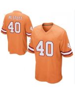 Men's Tampa Bay Buccaneers #40 Mike Alstott Orange Stitched Jersey