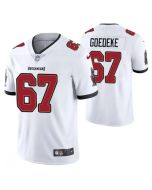 Men's Tampa Bay Buccaneers #67 Luke Goedeke White Vapor Untouchable Limited Stitched Jersey