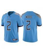 Men's Tennessee Titans #2 Robert Woods Blue Vapor Untouchable Stitched Jersey