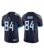 Men's Tennessee Titans #84 Corey Davis Black Vapor Untouchable Stitched Jersey