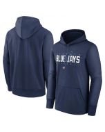 Men's Toronto Blue Jays Navy 2022 Therma Performance Pullover Hoodie