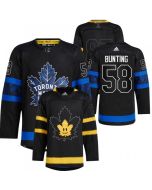 Men's Toronto Maple Leafs Black #58 Michael Bunting Alternate Premier Reversible Stitched Jersey
