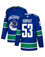 Men's Vancouver Canucks #53 Bo Horvat Blue Stitched NHL Jersey