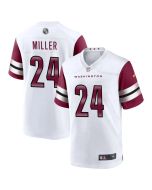 Men's Washington Commanders #24 Von Miller White 2025 F.U.S.E. Vapor Limited Stitched Football Jersey