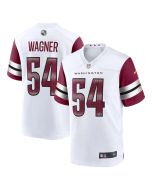 Men's Washington Commanders #54 Bobby Wagner White Game Jersey (White)