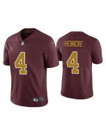 Men's Washington Football Team #4 Taylor Heinicke Red Vapor Untouchable Limited Stitched Jersey