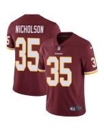 Men's Washington Redskins #35 Montae Nicholson Burgundy Red Vapor Untouchable Limited Stitched NFL Jersey