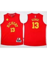 Pacers #13 Paul George Red Hardwood Classics Performance Youth Stitched NBA Jersey