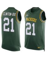 Packers #21 Ha Ha Clinton-Dix Green Team Color Men's Stitched NFL Limited Tank Top Jersey