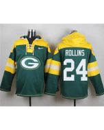 Packers #24 Quinten Rollins Green Player Pullover NFL Hoodie