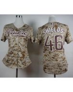 Padres #46 Craig Kimbrel Camo Alternate 2 Women's Stitched MLB Jersey