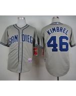 Padres #46 Craig Kimbrel Coffee Grey Cool Base Stitched MLB Jersey