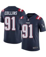 Patriots #91 Jamie Collins Navy Blue Youth Stitched NFL Limited Rush Jersey