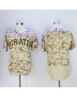 Pirates Blank Camo Flexbase Authentic Collection Stitched MLB Jersey