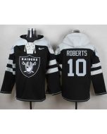 Raiders #10 Seth Roberts Black Player Pullover NFL Hoodie