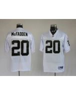 Raiders #20 Darren McFadden White Stitched Youth NFL Jersey