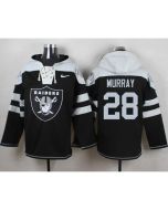Raiders #28 Latavius Murray Black Player Pullover NFL Hoodie