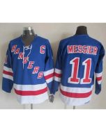 Rangers #11 Mark Messier Light Blue CCM Throwback Stitched NHL Jersey