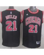 Revolution 30 Bulls #21 Jimmy Butler Black Stitched NBA Jersey