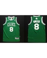 Revolution 30 Celtics #8 Jeff Green Green Stitched NBA Jersey