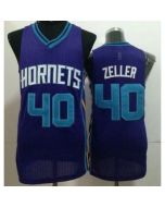 Revolution 30 Hornets #40 Cody Zeller Purple Stitched NBA Jersey