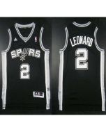 Revolution 30 Spurs #2 Kawhi Leonard Black Stitched NBA Jersey